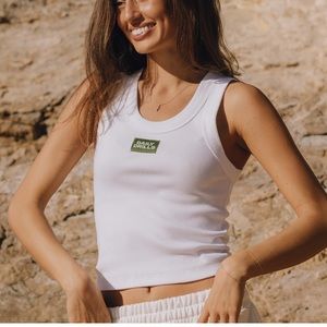Daily Drills Women's White Tank Top + Sweatpants